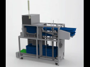 stacking box feeding machine 3D Model