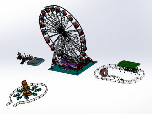 large playground equipment 3D Model