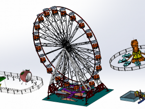 large playground equipment 3D Model