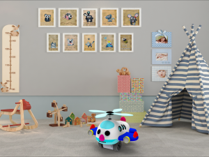 toy plane 3D मॉडल