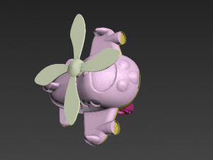 toy plane Modelo 3D