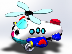 toy plane Modelo 3D