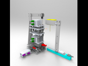 ccd stamping mechanism 3D मॉडल