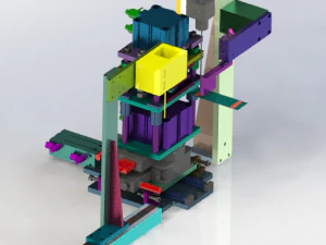 ccd stamping mechanism 3D Model