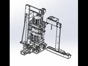 ccd stamping mechanism 3D Model