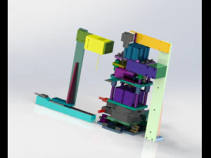 ccd stamping mechanism 3D Model