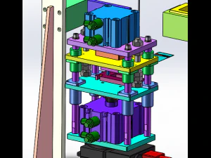 ccd stamping mechanism 3D Model