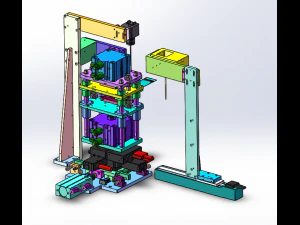 ccd stamping mechanism 3D Model