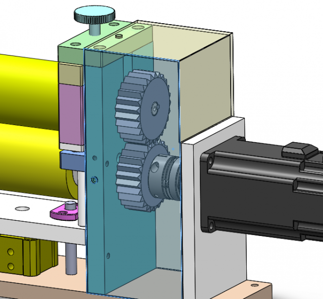 coil film conveying mechanism Modelo 3D .c4d .max .obj .3ds .fbx .stl .blend 