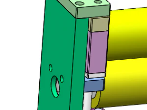 coil film conveying mechanism 3D Model