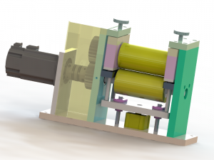 coil film conveying mechanism Modelo 3D
