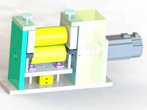 coil film conveying mechanism 3D Model