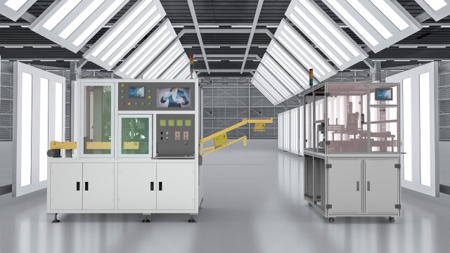 parts welding machine and soldering machine Model 3D .c4d .max .obj .3ds .fbx .stl .blend 