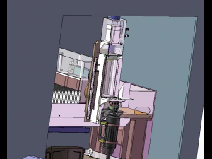 six axis cnc milling machine 3D Model