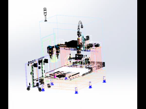 six axis cnc milling machine 3D Model