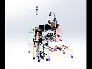 six axis cnc milling machine 3D Model