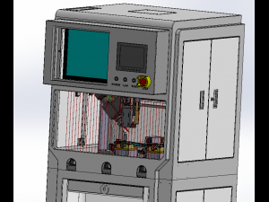laser engraving machine Model 3D