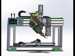 laser engraving machine Model 3D