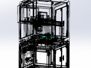 laser engraving machine Model 3D