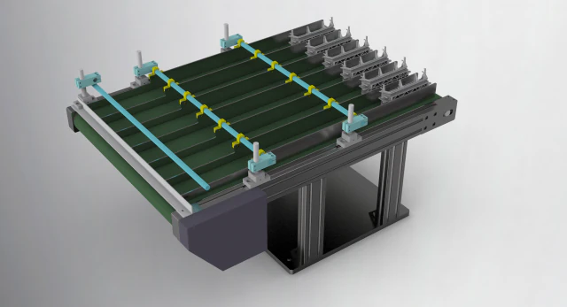 split belt assembly line 3D Model .c4d .max .obj .3ds .fbx .stl .blend 