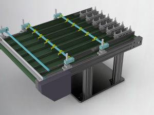 split belt assembly line 3D 모델