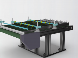 split belt assembly line 3Dモデル