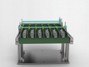 split belt assembly line 3Dモデル