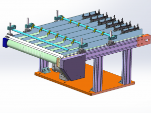 split belt assembly line 3Dモデル