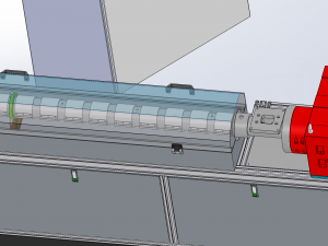 melt-blown fabric extrusion molding machine Modello 3D