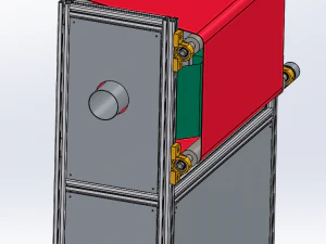 melt-blown fabric extrusion molding machine 3D Model