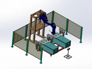 ultrasonic welding machine assembly 3D Model
