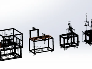 face mask and n95 mask ear band ultrasonic welding machine 3D Model