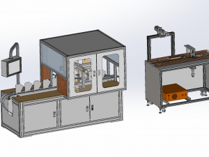 face mask and n95 mask ear band ultrasonic welding machine 3D 模型