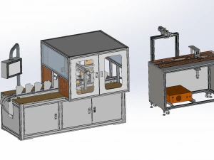 face mask and n95 mask ear band ultrasonic welding machine 3D Model