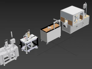face mask and n95 mask ear band ultrasonic welding machine 3D Model