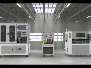 laminating machine assembly 3D Model
