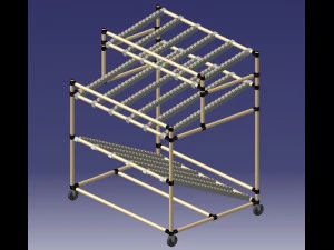 przepływ kortonu Model 3D