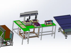 turnover mechanism assembly 3D Model