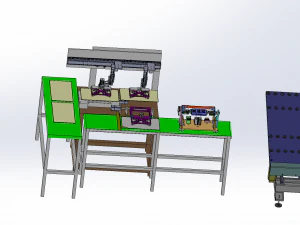 turnover mechanism assembly 3D Model