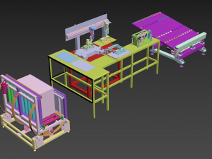turnover mechanism assembly 3Dモデル