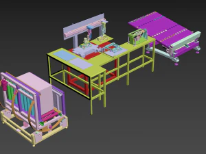 turnover mechanism assembly 3D Model