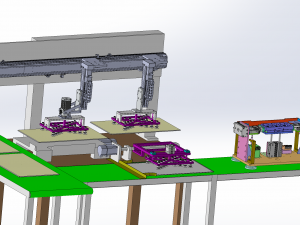 turnover mechanism assembly 3Dモデル
