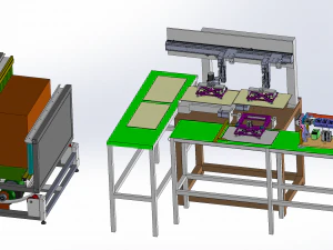 turnover mechanism assembly 3D Model