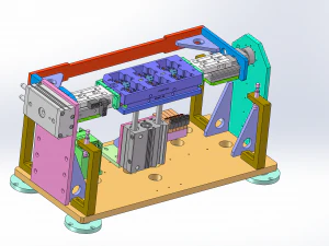 turnover mechanism assembly 3D Model
