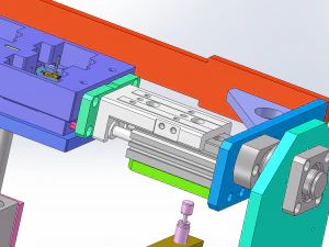 turnover mechanism assembly 3D Model