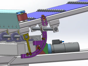 turnover mechanism assembly 3D Model