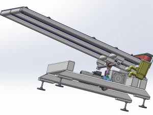 turnover mechanism assembly 3D Model