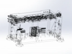 turnover mechanism assembly 3D Model