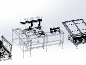 turnover mechanism assembly 3Dモデル