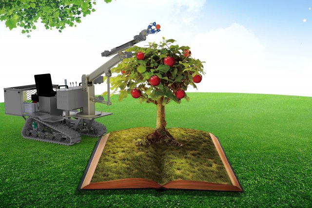 apple picking concept car Modelo 3D .c4d .max .obj .3ds .fbx .stl .blend 